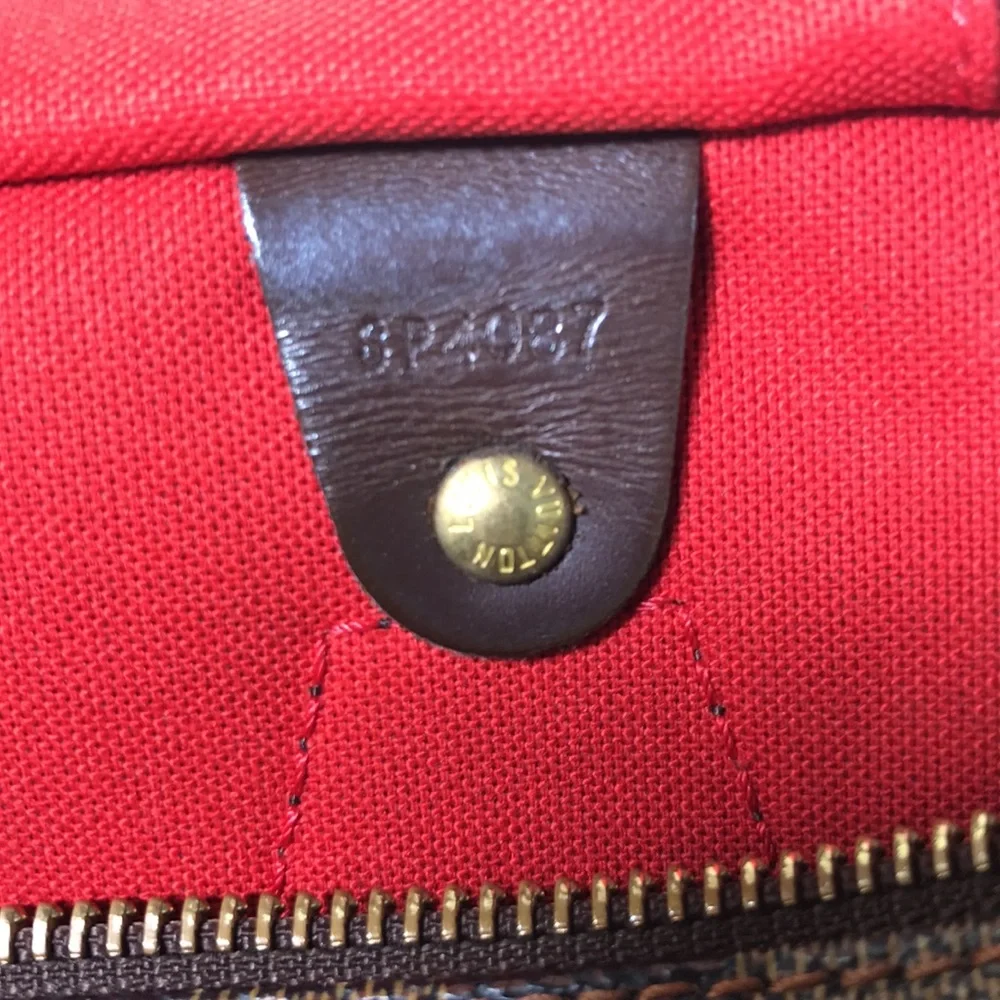 Speedy 30 damier ebene Louis Vuitton - Picture 15 of 15